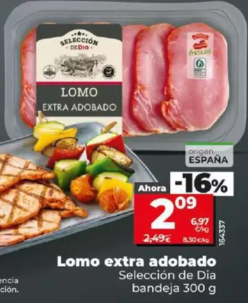 Oferta de Seleccion De Dia - Lomo Extra Adobado por 2,09€ en Dia