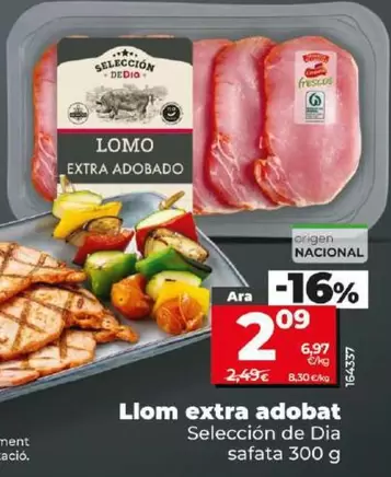 Oferta de Seleccion De Dia - Lomo Extra Adobado por 2,09€ en Dia