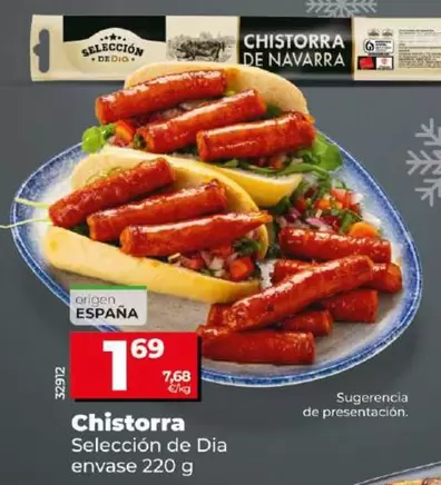 Oferta de Seleccion De Dia - Chistorra por 1,69€ en Dia