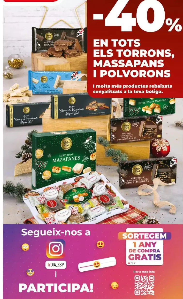 Oferta de En Todos Los Turrones, Mazapanes Y Polvorones en Dia