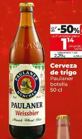 Oferta de Paulaner - Cerveza De Trigo por 2,29€ en Dia