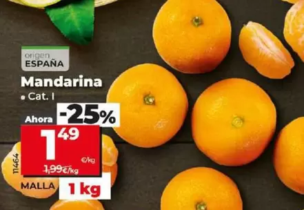 Oferta de Mandarina por 1,49€ en Dia