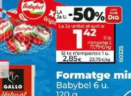 Oferta de Babybel - Queso Mini por 2,85€ en Dia