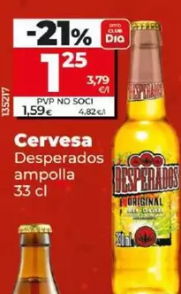 Oferta de Desperados - Cerveza por 1,25€ en Dia