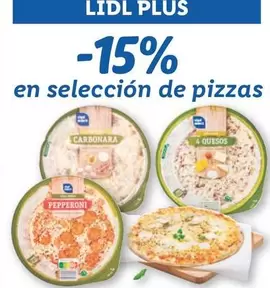 Oferta de En Seleccion De Pizzas en Lidl