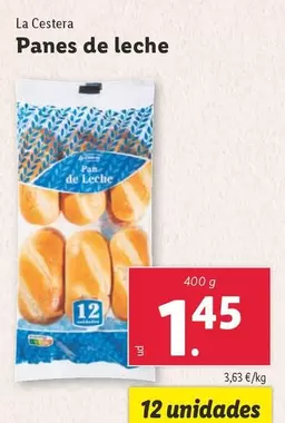 Oferta de La Cestera - Panes De Leche por 1,45€ en Lidl