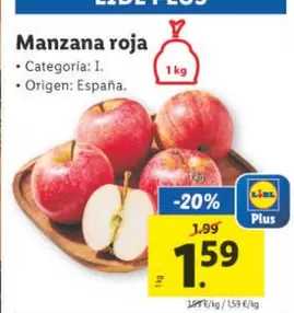 Oferta de Manzana Roja por 1,59€ en Lidl