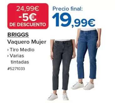 Oferta de Vaquero Mujer por 19,99€ en Costco