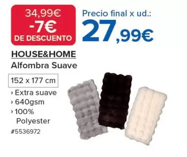 Oferta de Alfombra Suave por 27,99€ en Costco