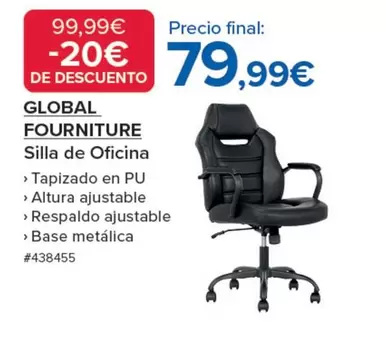 Oferta de Silla De Oficina por 79,99€ en Costco