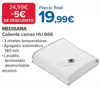 Oferta de Medisana - Calienta Camas por 19,99€ en Costco