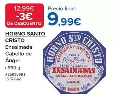 Oferta de Ensaimada Cabello De Ángel por 9,99€ en Costco