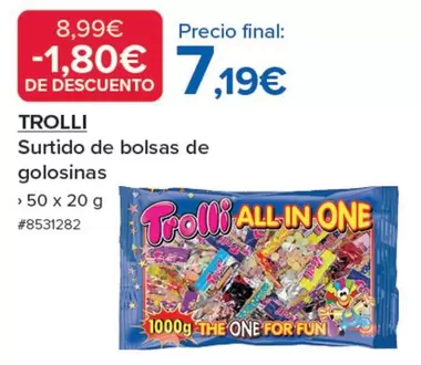 Oferta de Trolli - Surtido De Bolsas De Golosinas por 7,19€ en Costco