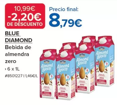 Oferta de Almond Breeze - Bebida De Almendra Zero por 8,79€ en Costco