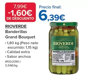 Oferta de Rioverde - Banderillas Grand Bouquet por 6,39€ en Costco