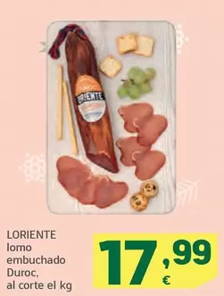 Oferta de Loriente - Lomo Embuchado Duroc por 17,99€ en HiperDino