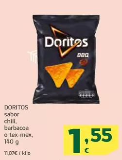 Oferta de Doritos - Sabor Chili por 1,55€ en HiperDino