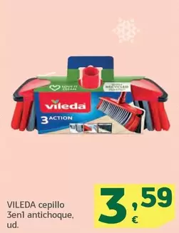 Oferta de Vileda - Cepillo 3en1 Antichoque por 3,59€ en HiperDino