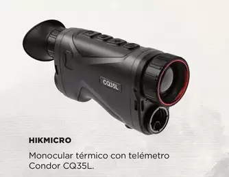 Oferta de Monocular Termico Con Telèmetro Condor Cq35l en El Corte Inglés