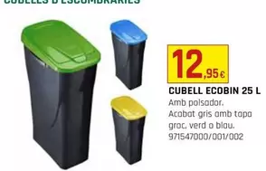 Oferta de Cubell Ecobin 25 L por 12,95€ en Fes Més