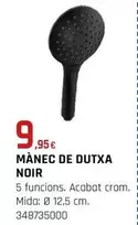 Oferta de Manec De Dutxa Noir por 9,95€ en Fes Més