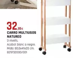 Oferta de Carro Multiusos Natureo por 32,95€ en Fes Més