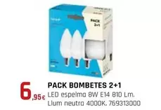 Oferta de Pack Bombetes 2+1 por 6,95€ en Fes Més