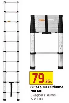 Oferta de Escala Telescopica Ingenio por 79,95€ en Fes Més