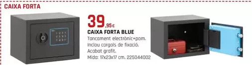 Oferta de Caixa Forta Blue por 39,95€ en Fes Més