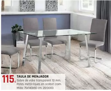 Oferta de Taula De Menjador por 115€ en Fes Més