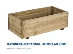 Oferta de Jardinera Rectangul. Autoclau Verd en Fes Més