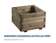 Oferta de Jardinera Quadrada Autoclau Verd en Fes Més