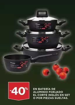 Oferta de En Bateria De Aluminio Forjado El Corte Inglés En Set O Por Piezas Sueltas en Hipercor