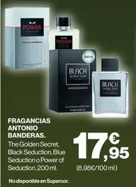 Oferta de Antonio Banderas - Fragancias por 17,95€ en Hipercor