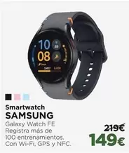 Oferta de Samsung - Smartwatch Galaxy Watch FE por 149€ en El Corte Inglés