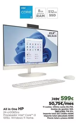 Oferta de Intel - All In One por 599€ en El Corte Inglés