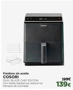 Oferta de Cosori - Freidora Sin Aceite por 139€ en El Corte Inglés