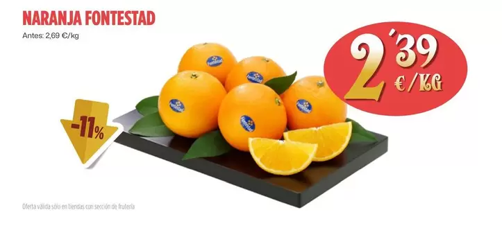 Oferta de Naranja Fontestad por 2,39€ en Ahorramas