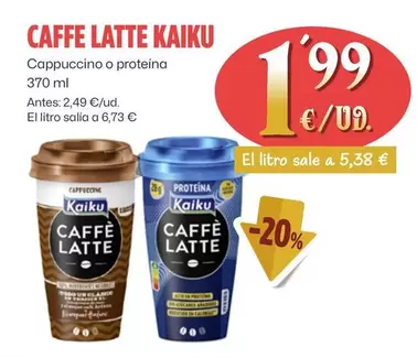 Oferta de Kaiku - Caffe Latte por 1,99€ en Ahorramas