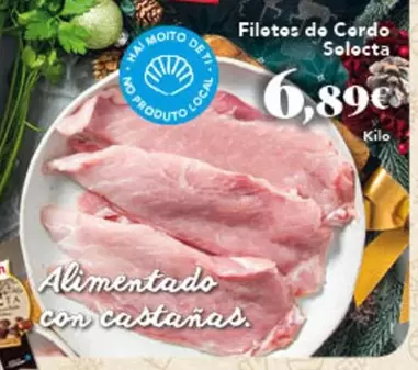 Oferta de Selecta - Filetes Do Cerdo por 6,89€ en Gadis