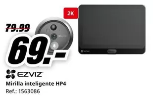 Oferta de Ezviz - Mirilla Inteligente HP4 por 69€ en MediaMarkt