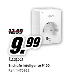 Oferta de Enchufe Inteligente P100 por 9,99€ en MediaMarkt