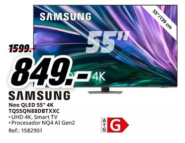 Oferta de Samsung - Neo Qled 55" 4k Tq55qn8sdbtxxc por 849€ en MediaMarkt