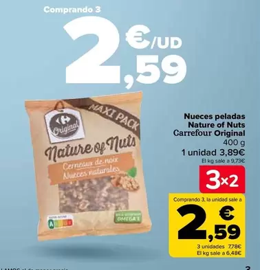 Oferta de Carrefour - Nueces Peladas Nature Of Nuts Original en Carrefour