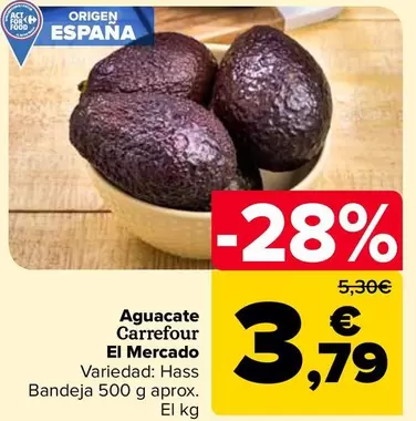 Oferta de Carrefour - Aguacate El Mercado por 3,79€ en Carrefour