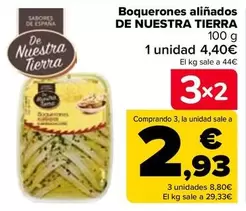 Oferta de De Nuestra Tierra - Boquerones Alinados  en Carrefour