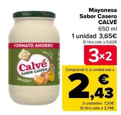 Oferta de Calvé - Mayonesa Sabor Casero en Carrefour