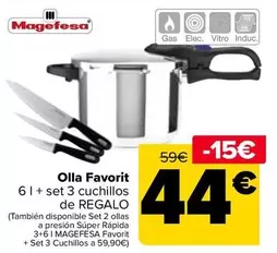 Oferta de Magefesa - Olla Favorit por 44€ en Carrefour