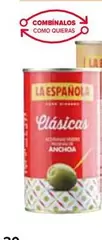 Oferta de La Española - Aceitunas Rellenas De Anchoa O Negras Sin Hueso en Carrefour