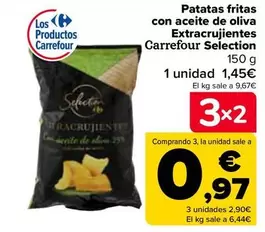 Oferta de Carrefour - Patatas Fritas Con Aceite De Oliva Extracrujientes Selection en Carrefour